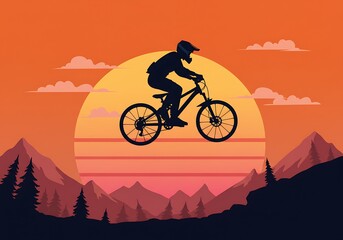 Sunset Silhouette Ride