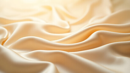 Obraz premium Exquisite Flowing Silk Fabric, A Photorealistic Depiction of Luxurious Texture and Elegant Folds, Perfect for Designs Emphasizing Grace and Sophistication