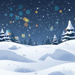 Winter's Luminous Embrace