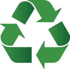 green recycle symbol vector illustration