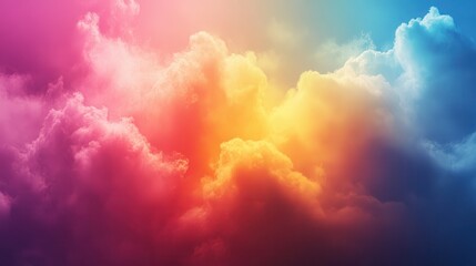 Vibrant cloudscapes of pastel hues