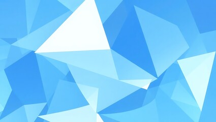 Beautiful abstract blue polygon background texture