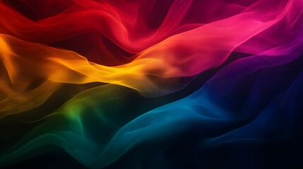 Obraz premium abstract rainbow background, multicolored, pride month, LGBT community