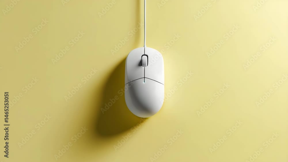 Poster the white computer mouse icon has been eliminated from the background.
