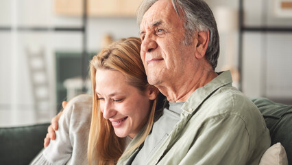 Father with daughter celebrating father's day