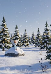 Fototapeta premium Winter's Whisper