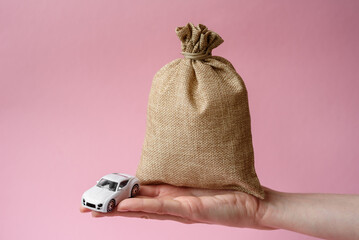 Home, house, buying property for business or life. Concept with human hand