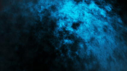 Cosmic Universe Nebula. under water. heavy clouds. strong energy