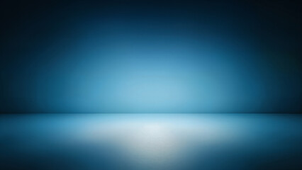 Minimalist abstract blue background with a soft sunlight effect, ideal for product presentation or digital design.