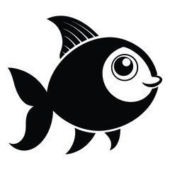 Fototapeta premium Minimalist Fish Vector Design