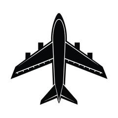 airplane vector art silhouette