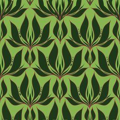 seamless pattern with flowers