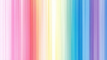 Obraz premium Vibrant vertical rainbow stripes