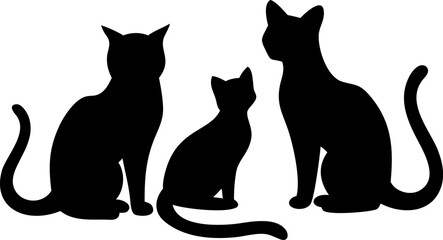 cat silhouettes pet animals graphics (1).eps