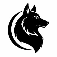 wolf head icon
