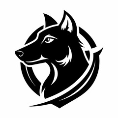wolf head icon
