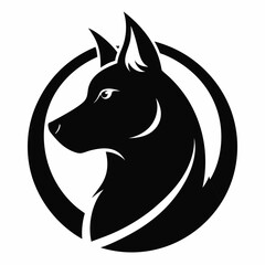 wolf head icon
