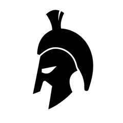Spartan helmet vector illustration ancient greek warrior helmet spartan helmet icon warrior helmet symbol