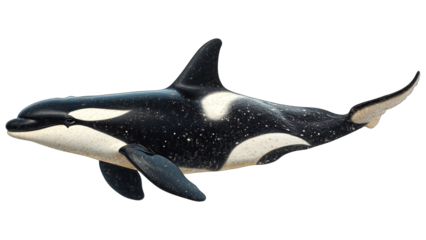 orca whale on transparent background PNG
