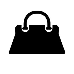 Black handbag purse tote bag fashion accessory stylish elegant women's bag shopping bag design icon