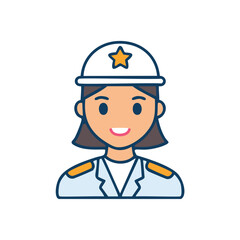 funny cartoon policeman