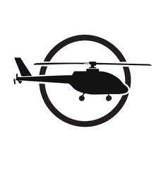 military helicopter vector illustration