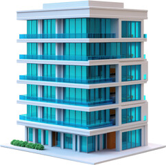 Modern Multi-Storey Apartment Building