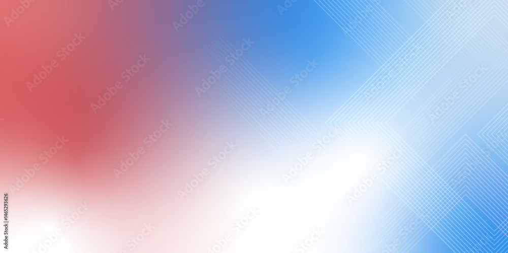 Aufkleber luxury wavy line abstract background with colorful element. futuristic technology concept. glowing r