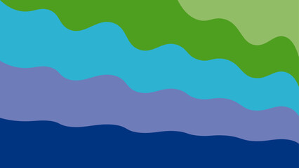 Abstract Background With Colorfull Waves