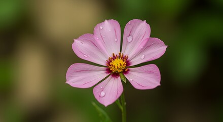 Obraz premium Photorealistic Flower Close-Up Highlighting Nature Fine Details
