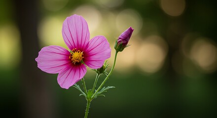 Fototapeta premium Photorealistic Flower Close-Up Highlighting Nature Fine Details