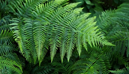 pattern description full frame close up of lush green ferns polypodiopsida also known as japanese fern ferns