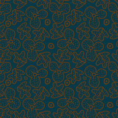 seamless pattern with flowers
