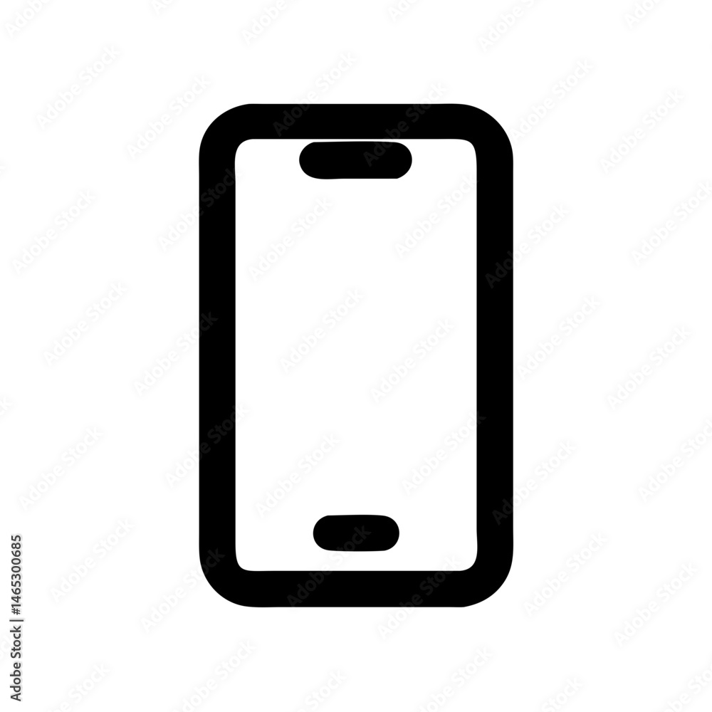 Poster smartphone mobile phone cellphone device gadget technology communication display screen icon vector 