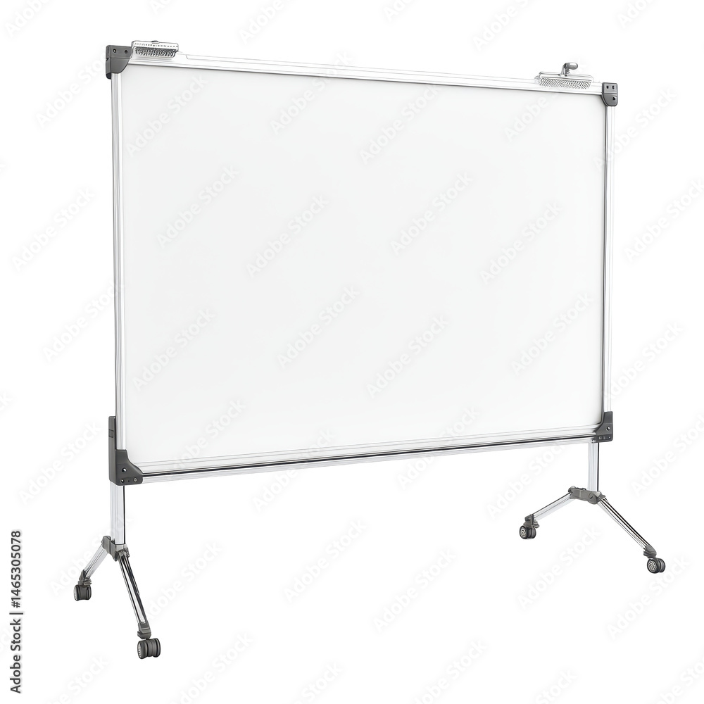 Poster interactive transparentboard isolated on transparent background .