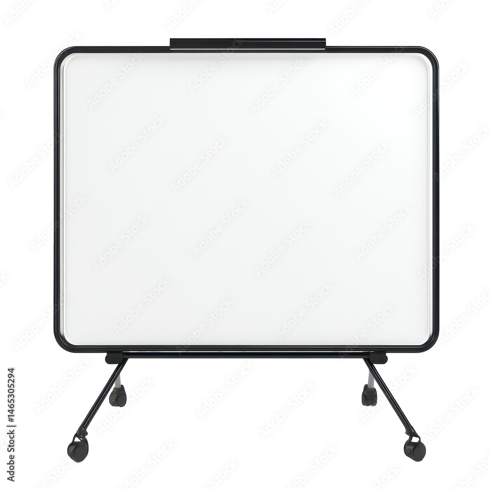 Poster interactive transparentboard isolated on transparent background .