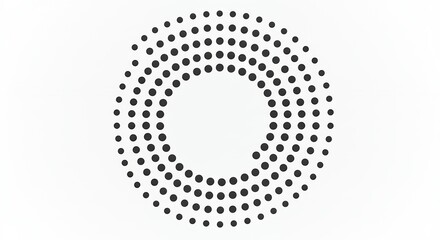 Abstract circular dot pattern design