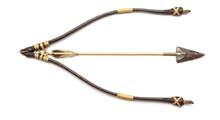 Antique bow and arrow set