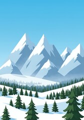 Fototapeta premium Winter's Embrace