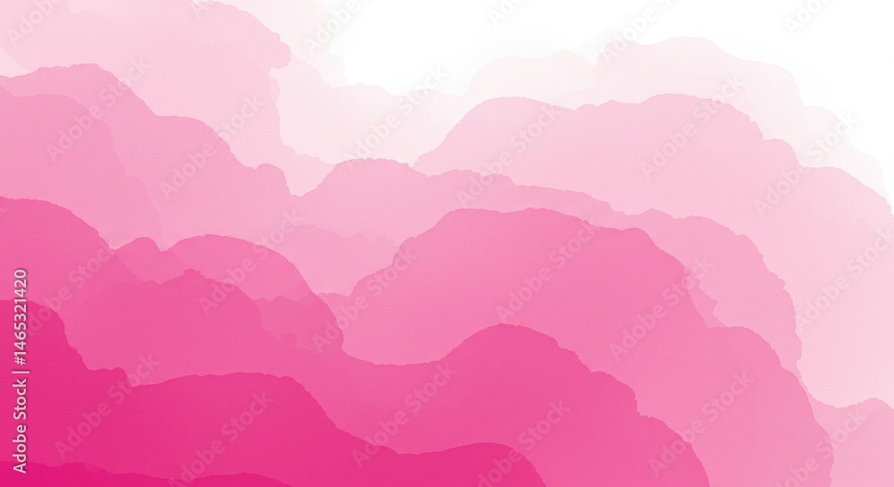 Poster fluid pink waves abstract texture - soft gradient abstract background. symbolizing serenity, fluidit