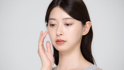 女性　ビューティー　スキンケア