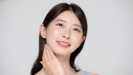 女性　ビューティー　スキンケア