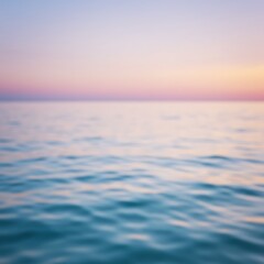 Fototapeta premium Serene Sunset Seascape AI Generated