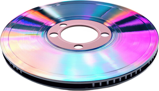 Colorful Holographic Data Disc