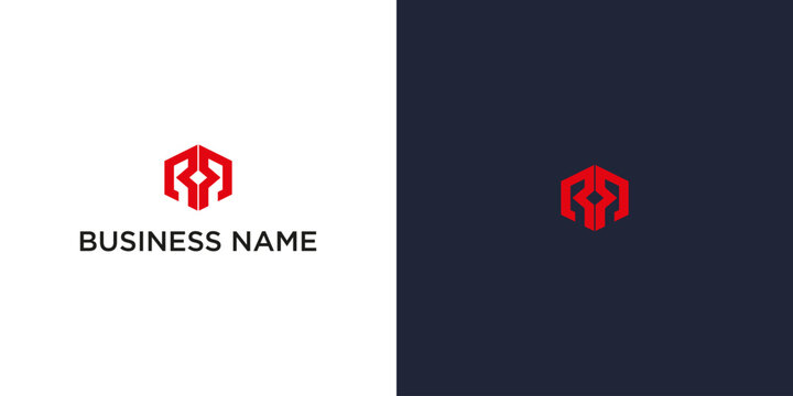 Modern Red Hexagonal Logo for Business Branding – Geometric and Bold Design in Editable Vector Format