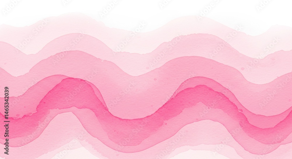 Poster soft pink wave abstract background - fluid pink waves create a soft, gradient texture. symbolizing s