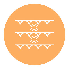 Obraz premium Bunting Icon