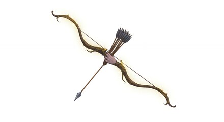 Obraz premium Archery bow and arrows image