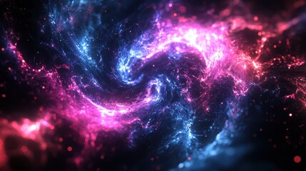 Obraz premium Abstract swirling nebula
