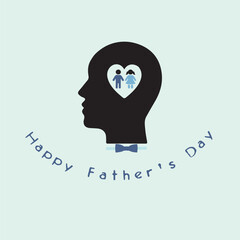 Father's Day poster or banner template,Greetings presents for Father's Day.Promotion and shopping template for father's love
